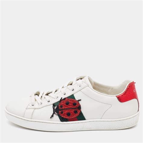 gucci sneaker pineapple|Gucci embroidered sneakers.